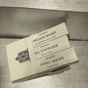 Byredo mojave ghost bal d’afrique gypsy water 3 samples
